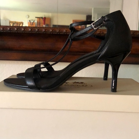Calvin Klein Shoes - Calvin Klein Patent/Leather T strap Heel